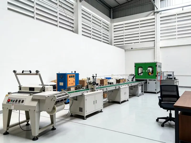 Cabin air filter production workshop at DTS Auto Parts in Bangkok